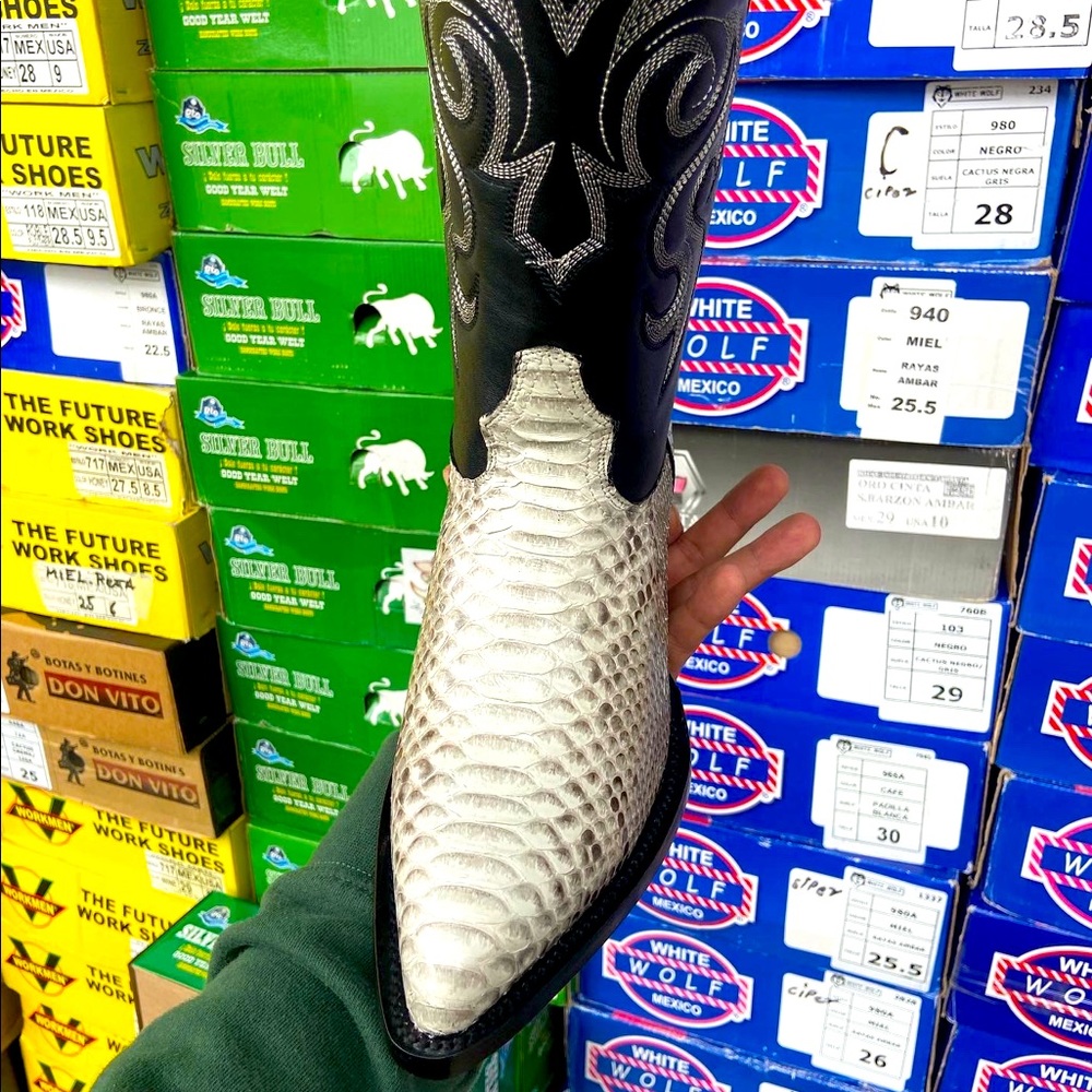 Genuine python by Los Altos boots